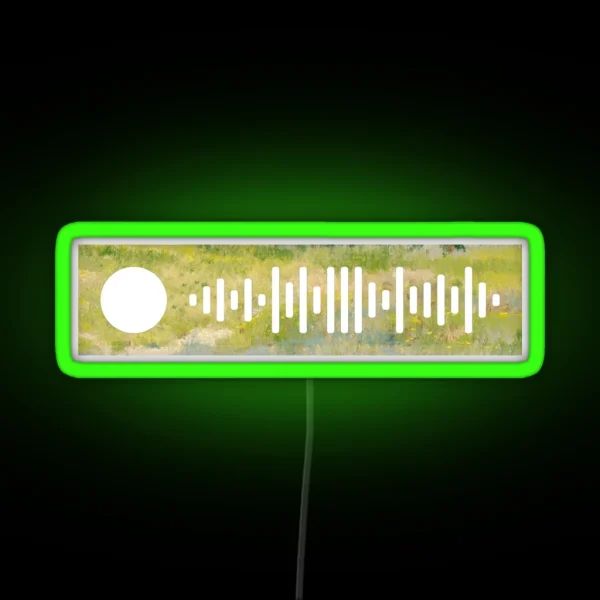 CTRL Album SZA Spotify Scan Code RGB Neon Sign