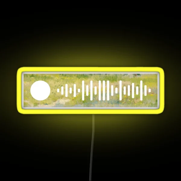 CTRL Album SZA Spotify Scan Code RGB Neon Sign