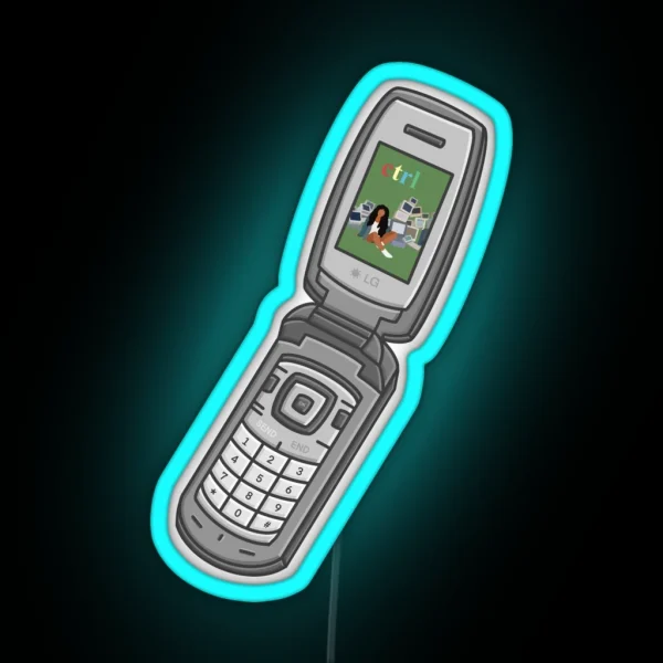 Ctrl Phone RGB Neon Sign