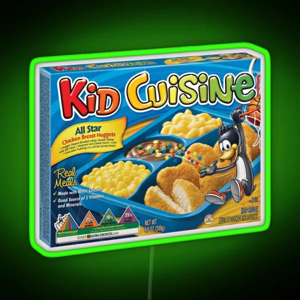 Cuisine Nostalgia Food RGB Neon Sign