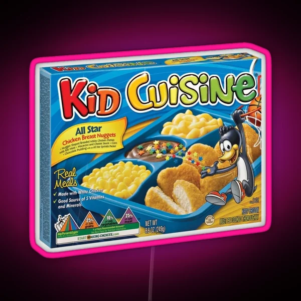 Cuisine Nostalgia Food RGB Neon Sign
