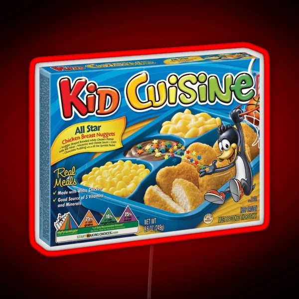 Cuisine Nostalgia Food RGB Neon Sign