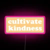 Spread positivity and warmth with this vibrant kindness neon light.