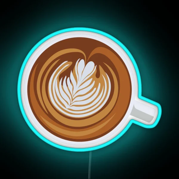 Cup A Cappuccino RGB Neon Sign