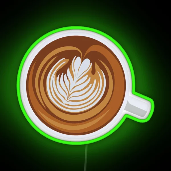 Cup A Cappuccino RGB Neon Sign
