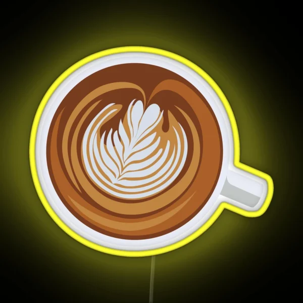 Cup A Cappuccino RGB Neon Sign