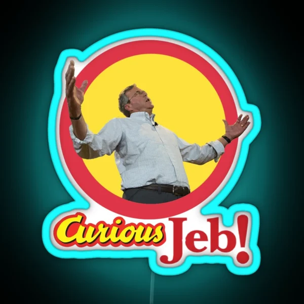 Curious Jeb RGB Neon Sign