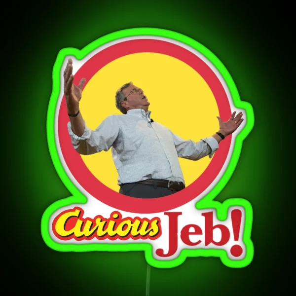 Curious Jeb RGB Neon Sign