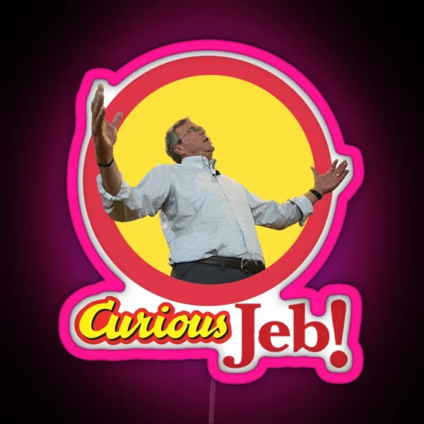 Curious Jeb RGB Neon Sign