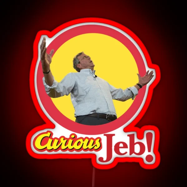 Curious Jeb RGB Neon Sign