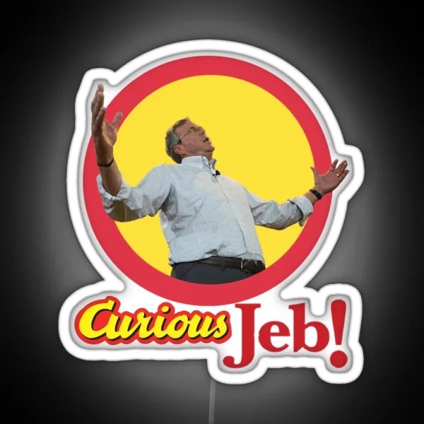 Curious Jeb RGB Neon Sign