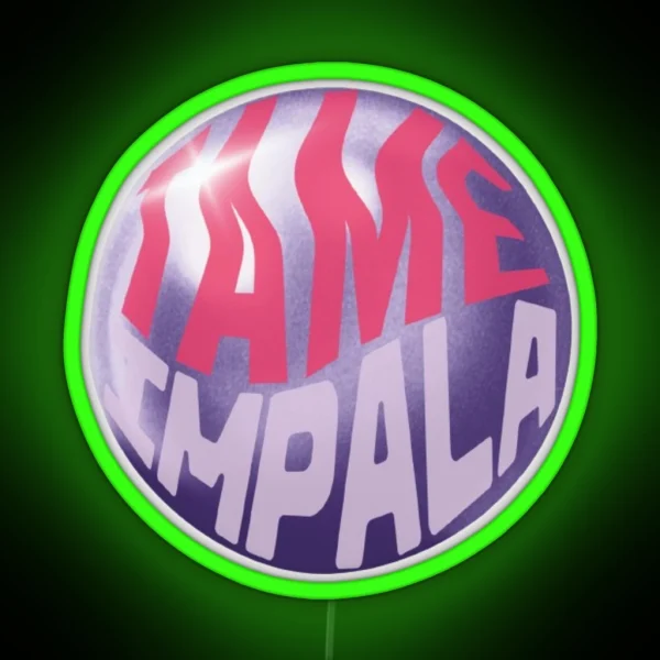 Currents Ball Tame Impala RGB Neon Sign