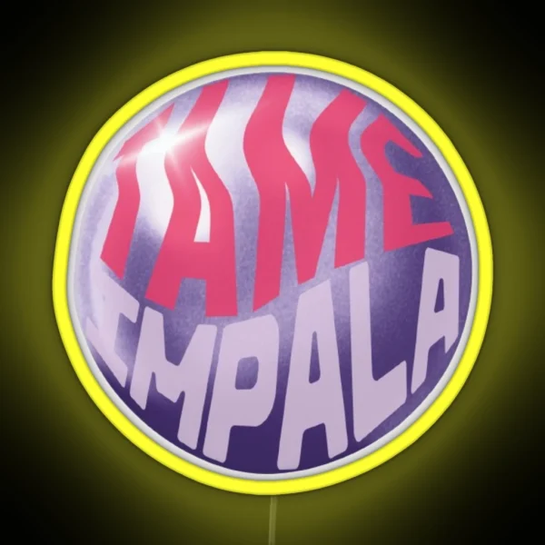 Currents Ball Tame Impala RGB Neon Sign