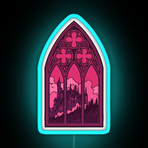 Curse Of Strahd Barovian Window 2 RGB Neon Sign