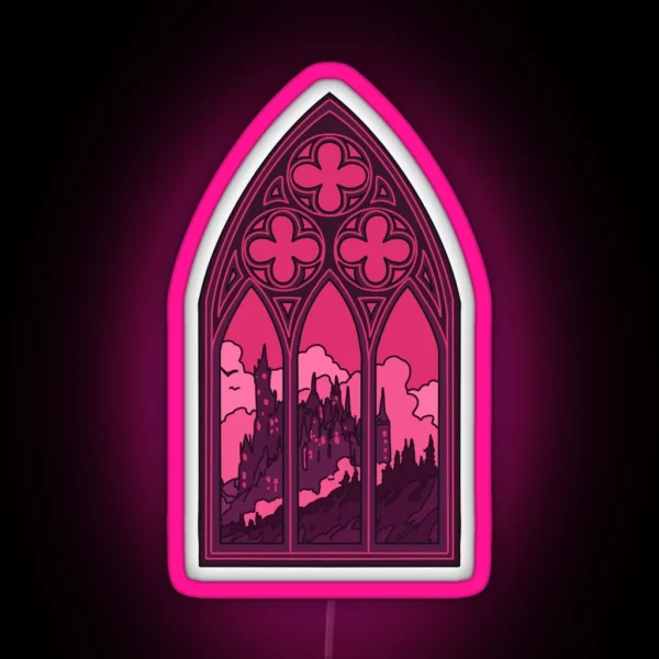 Curse Of Strahd Barovian Window 2 RGB Neon Sign