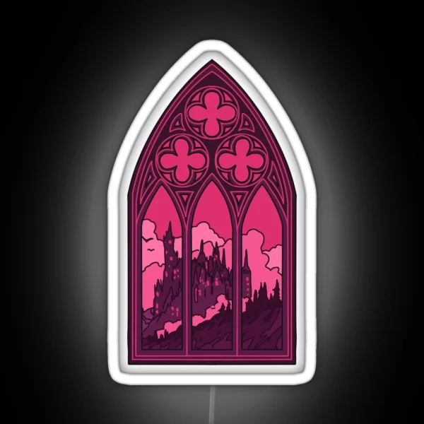 Curse Of Strahd Barovian Window 2 RGB Neon Sign