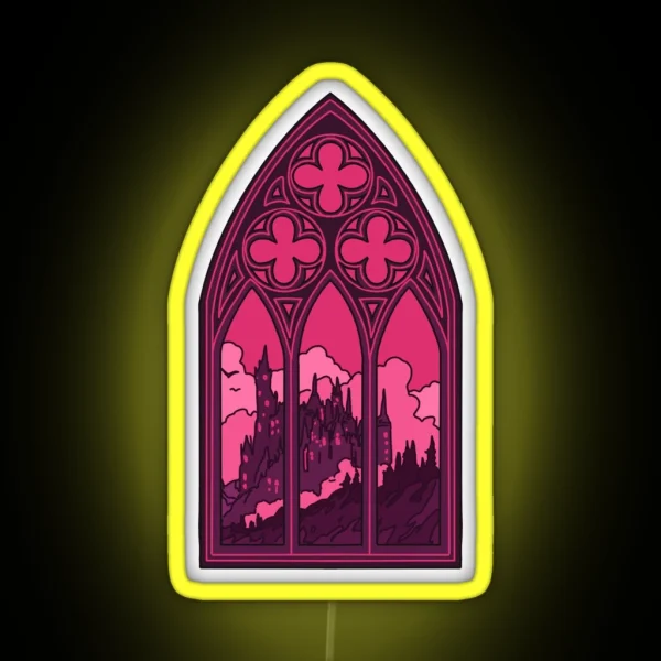 Curse Of Strahd Barovian Window 2 RGB Neon Sign