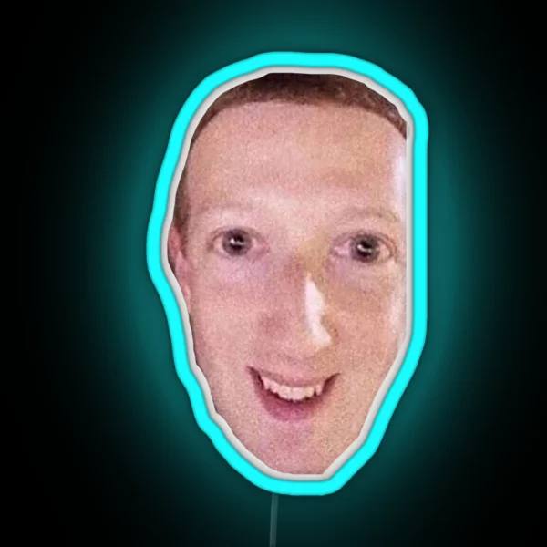 Cursed Zucc RGB Neon Sign