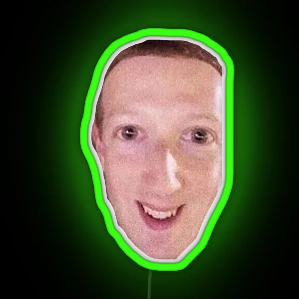 Cursed Zucc RGB Neon Sign