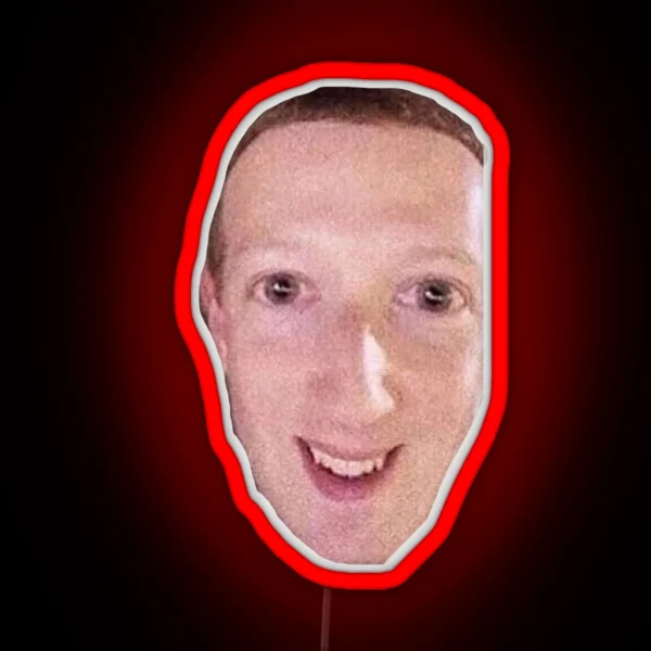 Cursed Zucc RGB Neon Sign