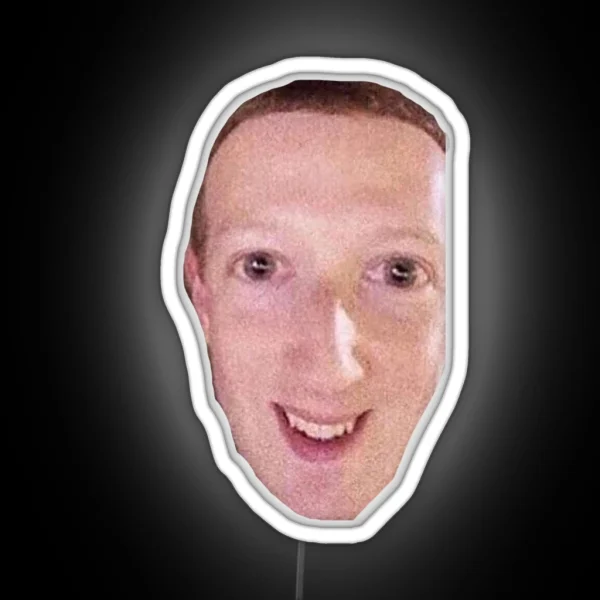 Cursed Zucc RGB Neon Sign