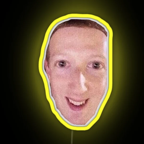 Cursed Zucc RGB Neon Sign