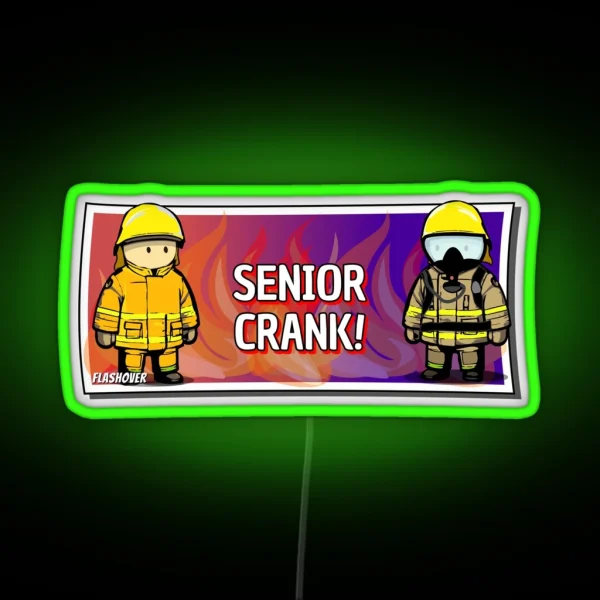 Custom Request Senior Crank RGB Neon Sign