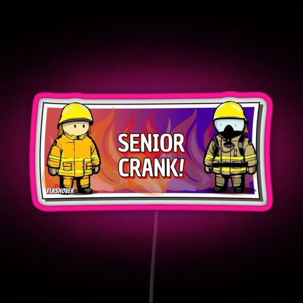 Custom Request Senior Crank RGB Neon Sign