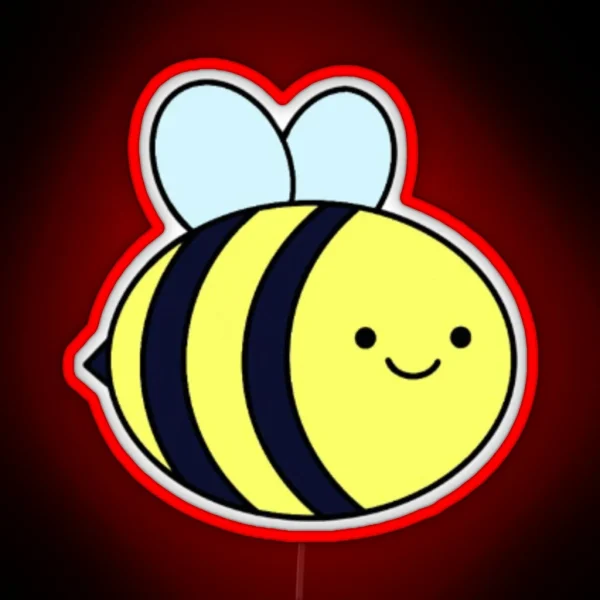 Cute Bee RGB Neon Sign