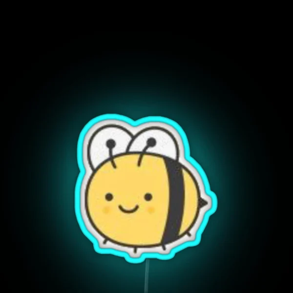 Cute Bee RGB Neon Sign
