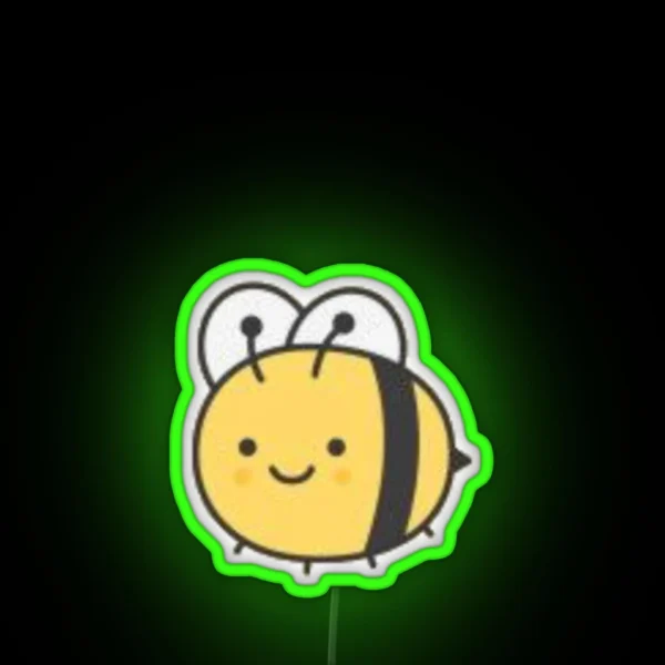 Cute Bee RGB Neon Sign