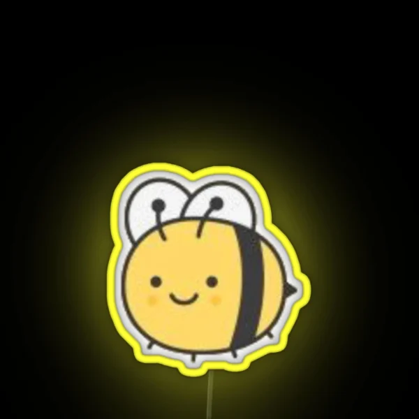 Cute Bee RGB Neon Sign