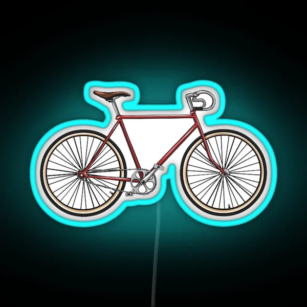Cute Bike RGB Neon Sign
