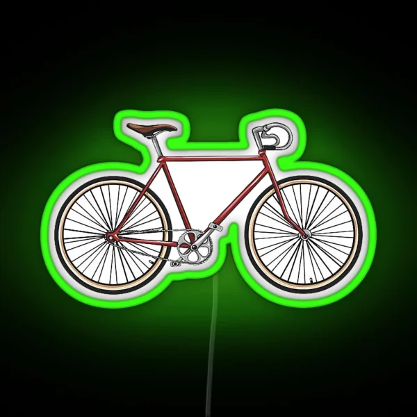 Cute Bike RGB Neon Sign