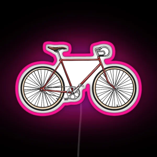 Cute Bike RGB Neon Sign