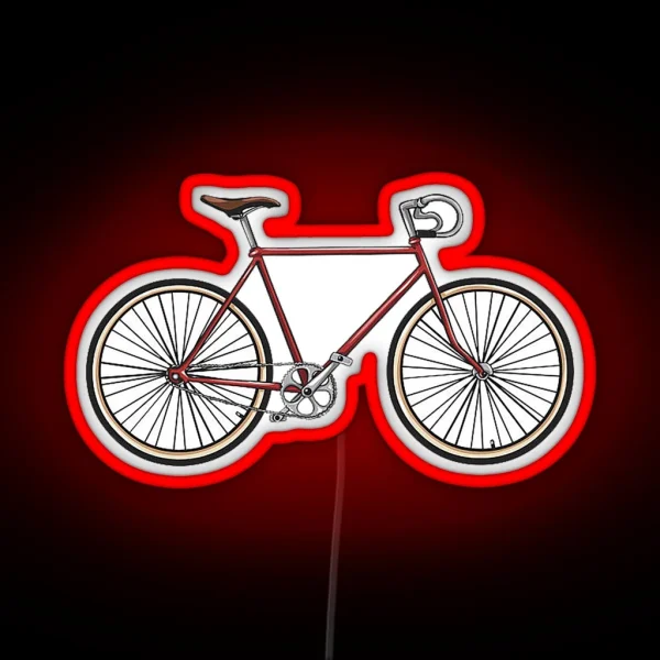 Cute Bike RGB Neon Sign
