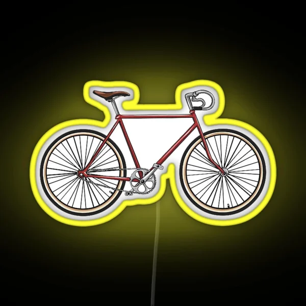 Cute Bike RGB Neon Sign