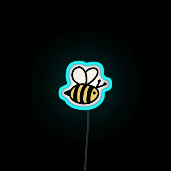 Cute Bumblebee RGB Neon Sign