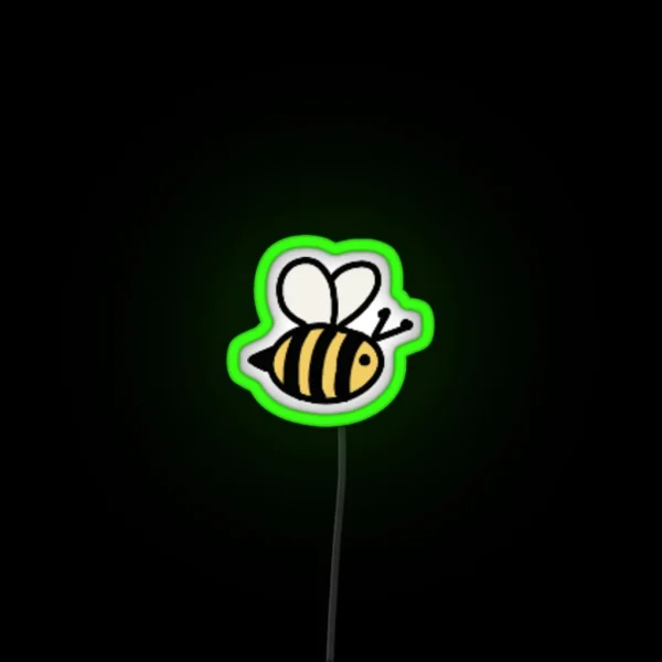 Cute Bumblebee RGB Neon Sign