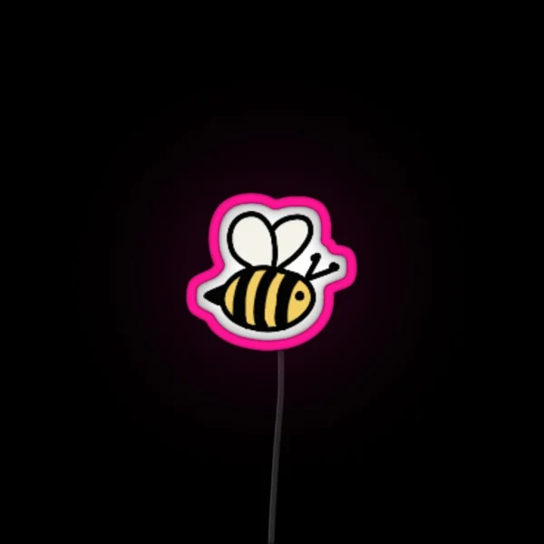 Cute Bumblebee RGB Neon Sign