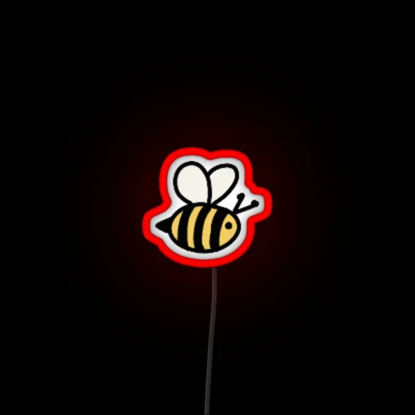 Cute Bumblebee RGB Neon Sign