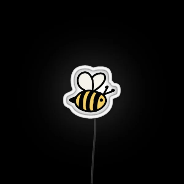 Cute Bumblebee RGB Neon Sign
