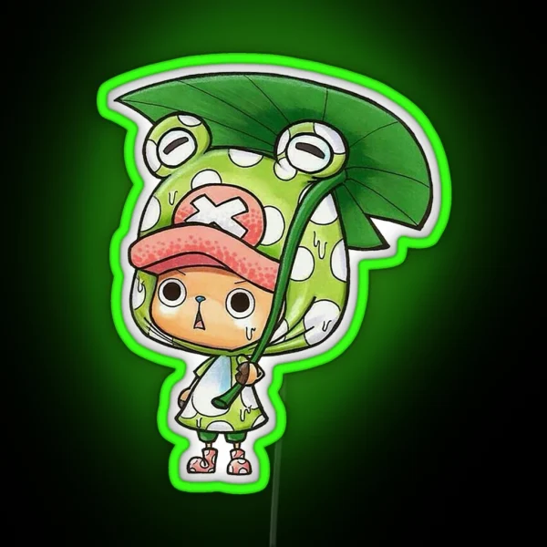 Cute Chopper OP RGB Neon Sign