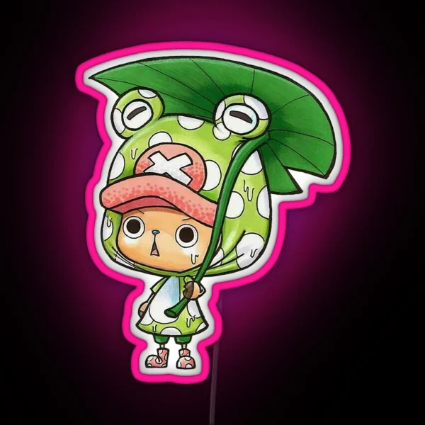 Cute Chopper OP RGB Neon Sign
