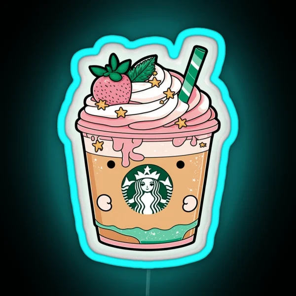 Cute Coffee RGB Neon Sign