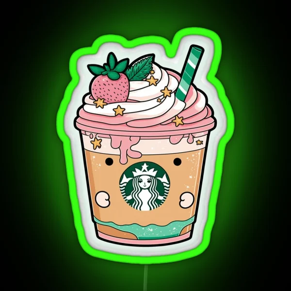 Cute Coffee RGB Neon Sign