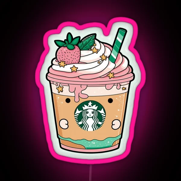Cute Coffee RGB Neon Sign