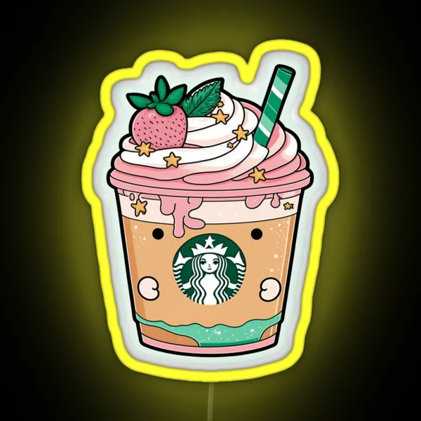 Cute Coffee RGB Neon Sign