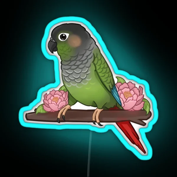 Cute Conure RGB Neon Sign