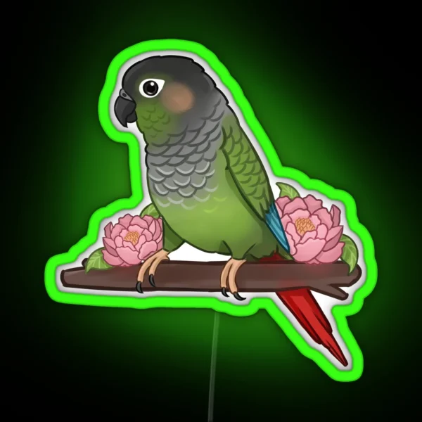 Cute Conure RGB Neon Sign